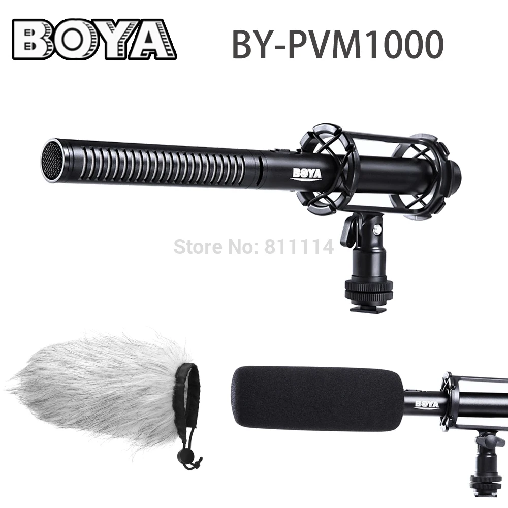 

Professional Video & Broadcast Unidirectional Condenser Interview Microphone Kit for Canon Nikon Sony DSLR Cameras / Camcorder