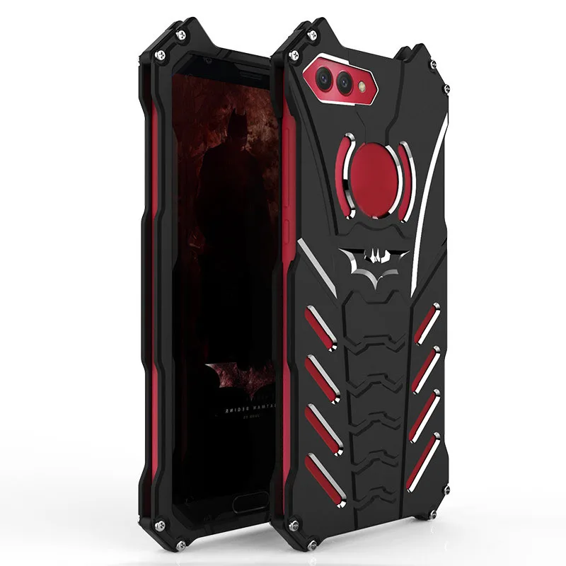 R-JUST чехол для Huawei Honor V9/V10 BATMAN Luxury Doom Heavy Duty Armor металлические алюминиевые чехлы