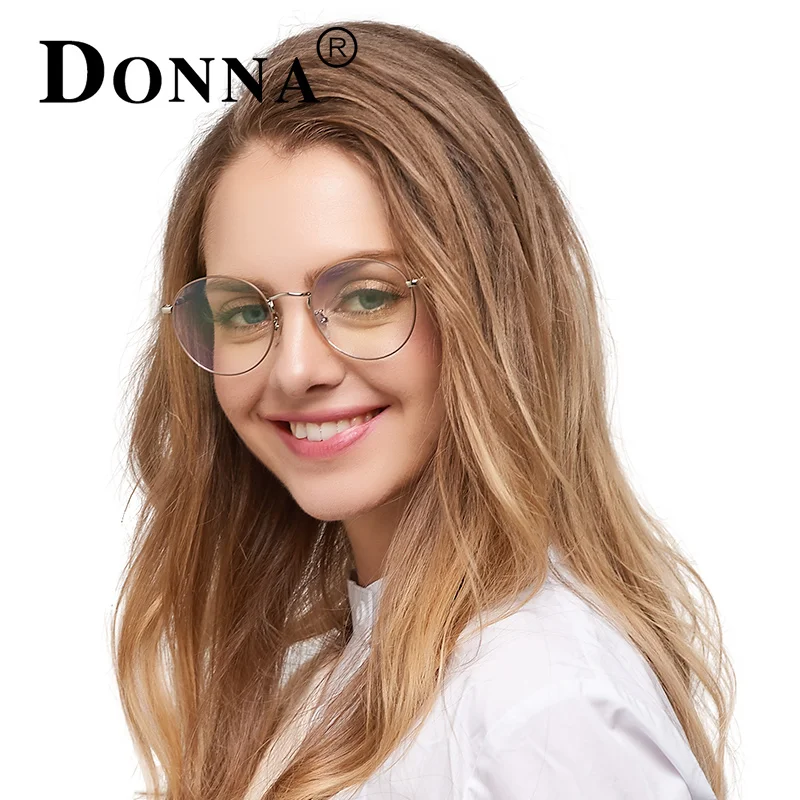 Donna ретро очки чтения оптические линзы очков кадр Новинки для женщин Ultra Light