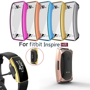 TPU Watch Case Smart Band Protective Cover Film Shell For Fitbits Inspire & HR Soft Silicone Shell Smart Band Protective