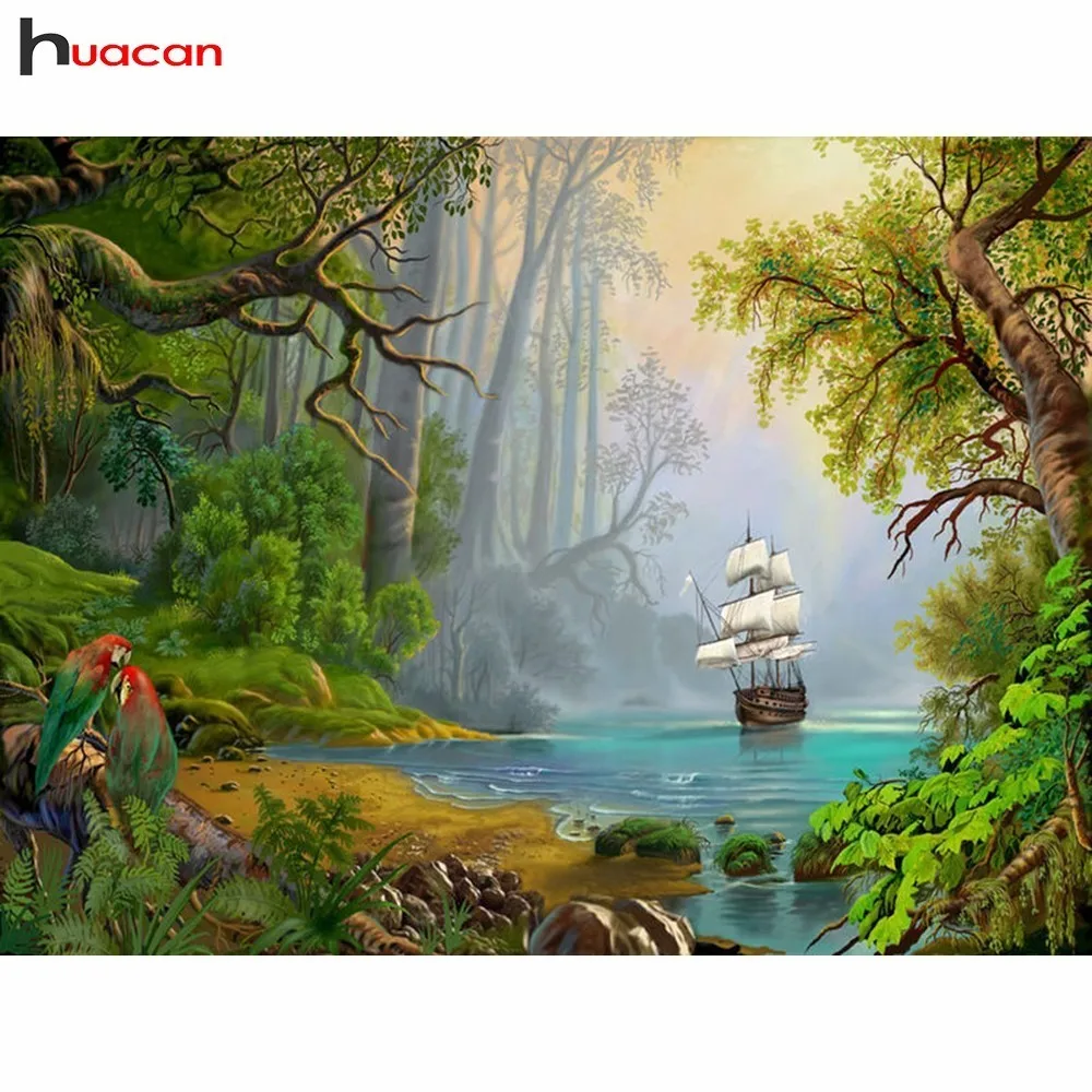 

Diamond Mosaic Scenery Pattern Rhinestones Pictures 5d DIY Embroidery With Diamond Painting Cross Stitch Kits Home Decor