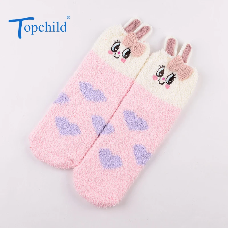 

Topchild Cute animals Coral fleece socks Winter Thick Warm Socks Casual comfortable high quality man woman big size unisex