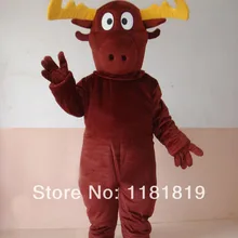 Северный олень, Лось ростовой костюм Лося горячая Распродажа взрослый размер для Хэллоуина мультяшный персонаж маскарадный костюм