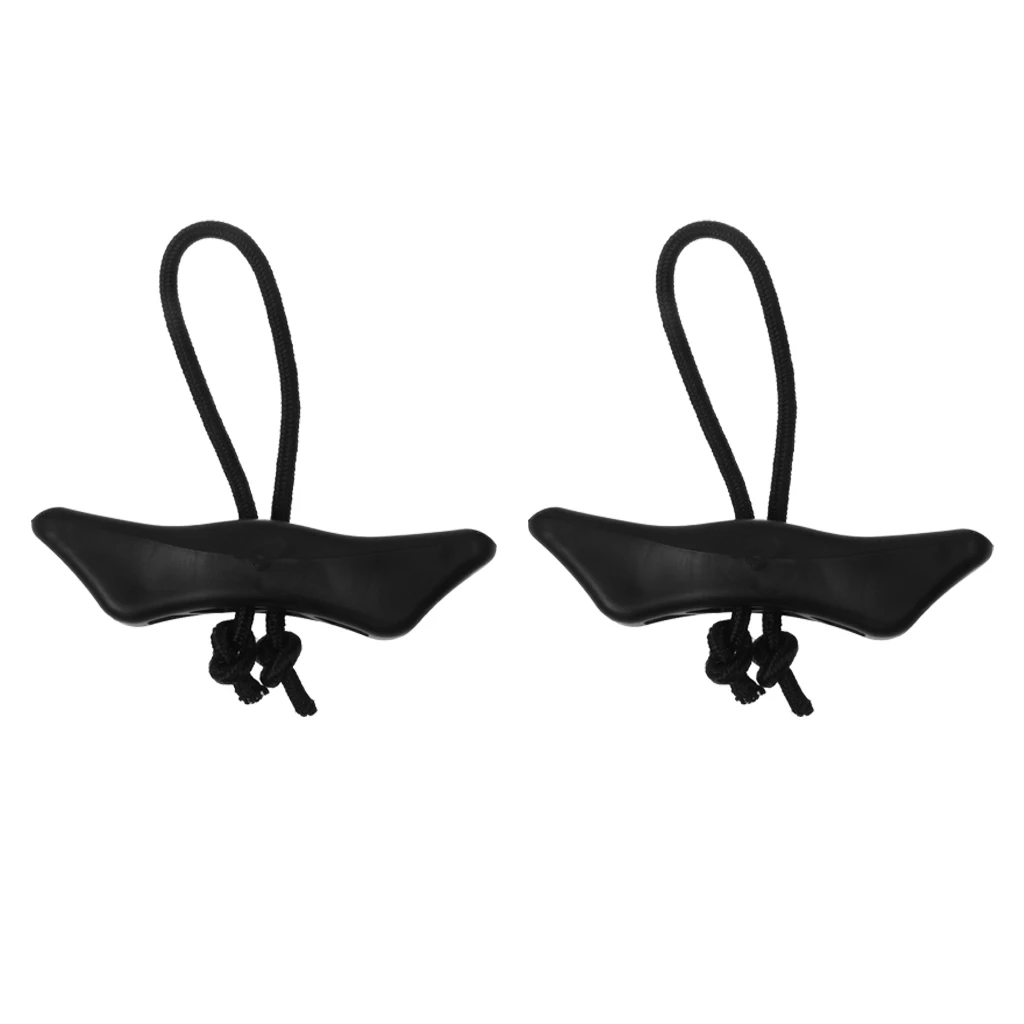 2 Pieces Universal Canoe Kayak Toggle Carrying Loop Handles With Cord Rope