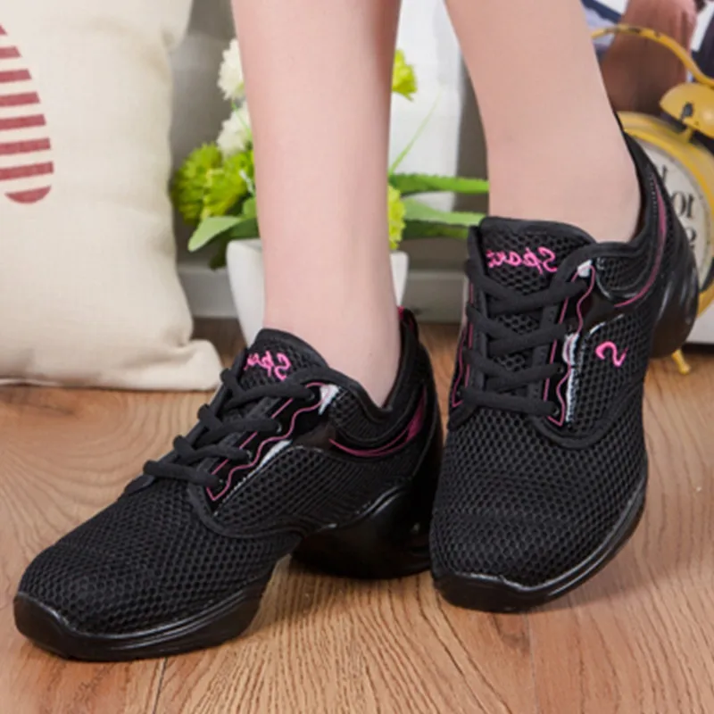 

New Sport Feature Soft Outsole Breath Dance Shoes Sneakers Woman Practice Shoes Modern Dance Jazz Shoes Woman Hip Hop Shoes