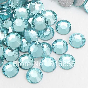 

1440pcs Sky Blue Shiny SS6 2mm Crystal Clear AB Flat Back Rhinestones Crystal Stones For Nail Art Decorations DIY