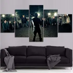 5 шт. Холст Картина Walking Dead фильм плакат HD панно настенные Книги по искусству декоративные Картины для Гостиная Настенный декор