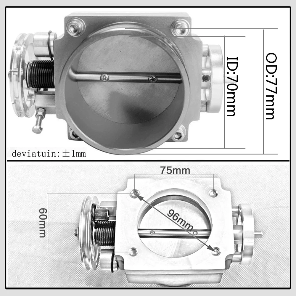 Other Parts & Accessories WLR RACING NEW THROTTLE BODY 70MM