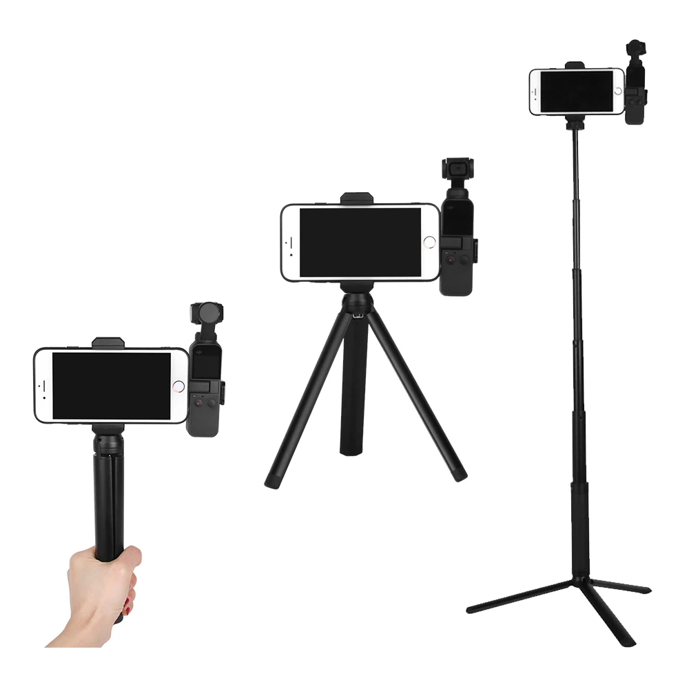 

Selfie Stick Tripod For DJI OSMO Pocket Phone Fixing Holder Smartphone Clamp Extension Rod OSMO Pocket Handheld Gimbal Accessory