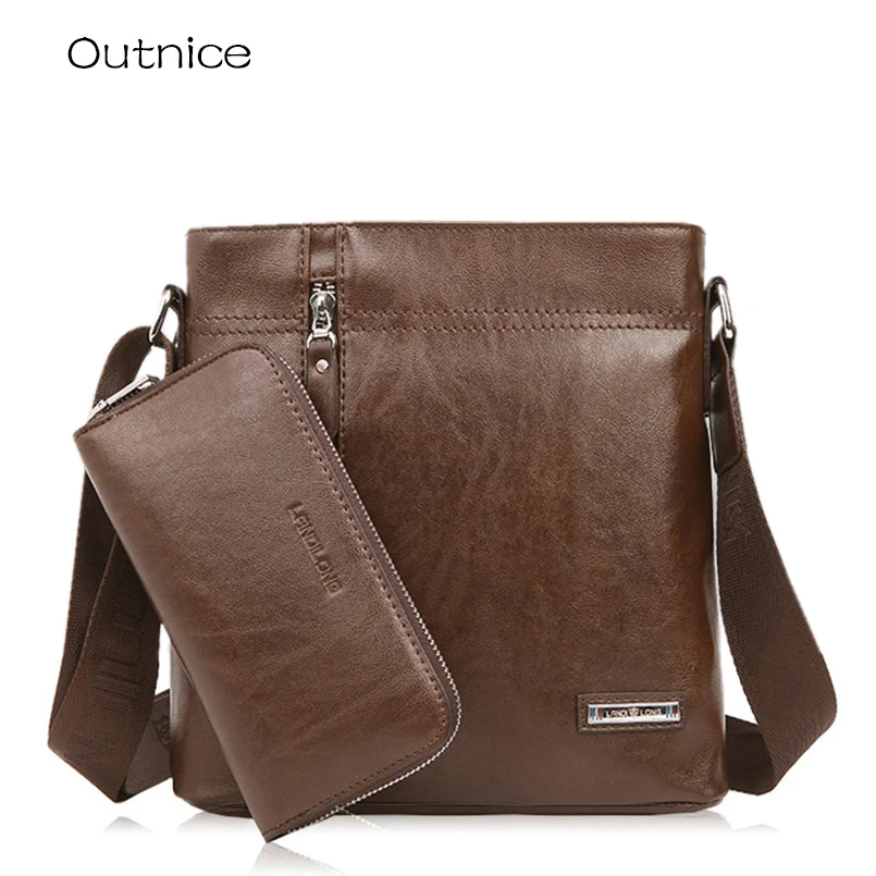 

Famous Brand Luxury Brand Men Crossbody Bag Casual Business Leather Mens Messenger Bag Men's Travel Shoulder Bags with wallets