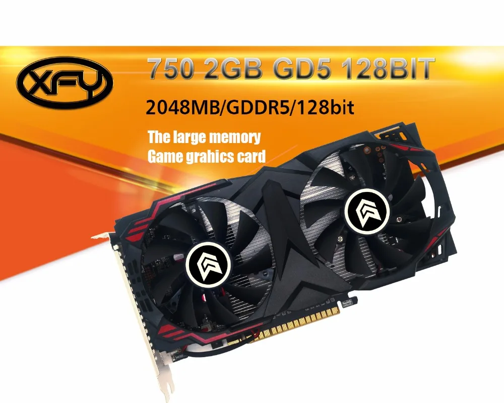 Видеокарта GTX 750 2048 MB/2 GB 128bit GDDR5 Placa de Video carte graphhique видеокарта для NVIDIA Geforce PC VGA