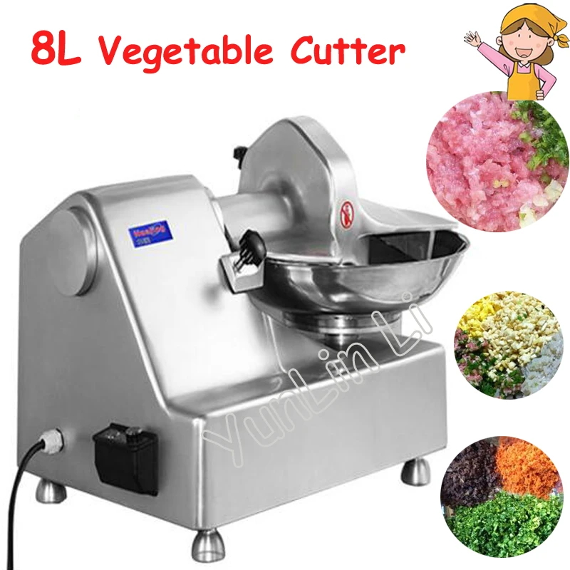 Commercial Vegetable Cutter 8L Multi functional Meat Mixer 550W Meat