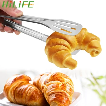 

HILIFE Bread Salad Meat Clip Stainless Steel Cooking Tools BBQ Buffet Tongs Barbecue Clamps Kitchen Tools Gadgets