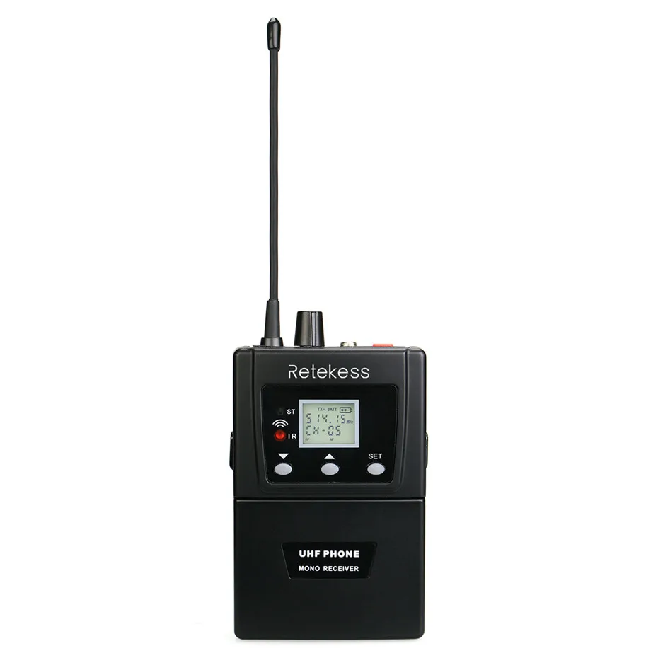 Retekess T127 RF اللاسلكية مؤتمر نظام الترجمة الفورية Bodypack الخصر-شنت الصوت استقبال ل اجتماع بوسي Retekess T127 RF اللاسلكية مؤتمر نظام الترجمة الفورية Bodypack الخصر-شنت الصوت استقبال ل اجتماع بوسي