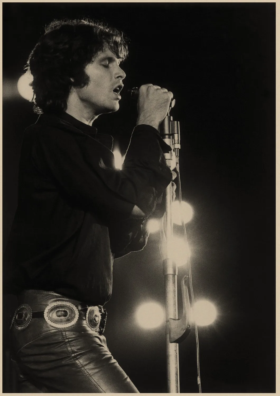 The Doors Jim Morrison Винтаж Ретро Рок-Группа Музыка Гитара матовая крафт-бумага плакат Настенная Наклейка домашний декор A1 - Цвет: 15