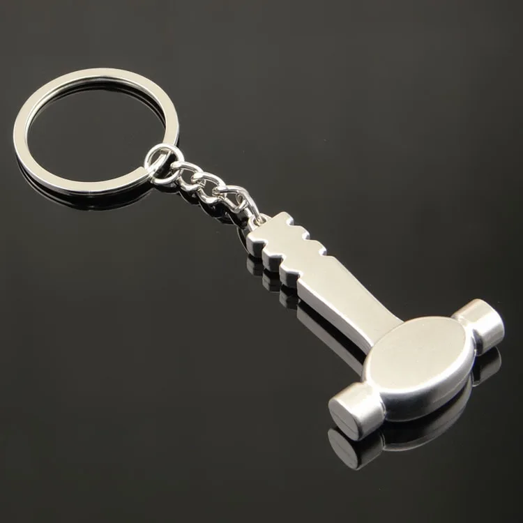1PCS The hammer keychain Tools Simulation Key Ring Hammer Key Chain