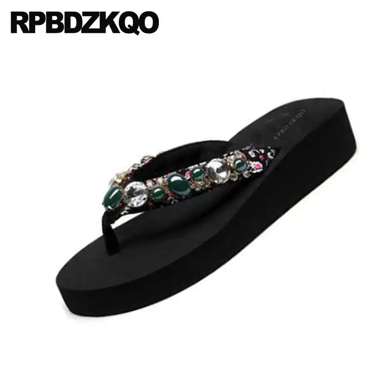 wide fit wedge flip flops