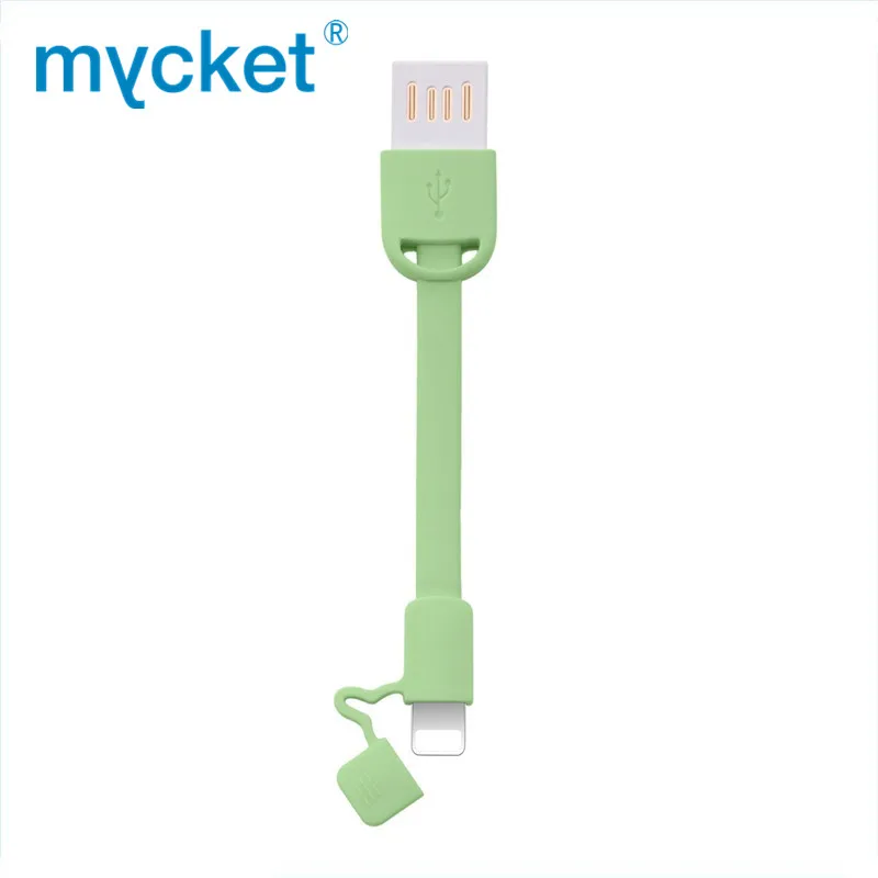 MYCKET мини брелок 3A USB кабель для быстрой зарядки синхронизации данных IPhone X 8 6 7 6s plus