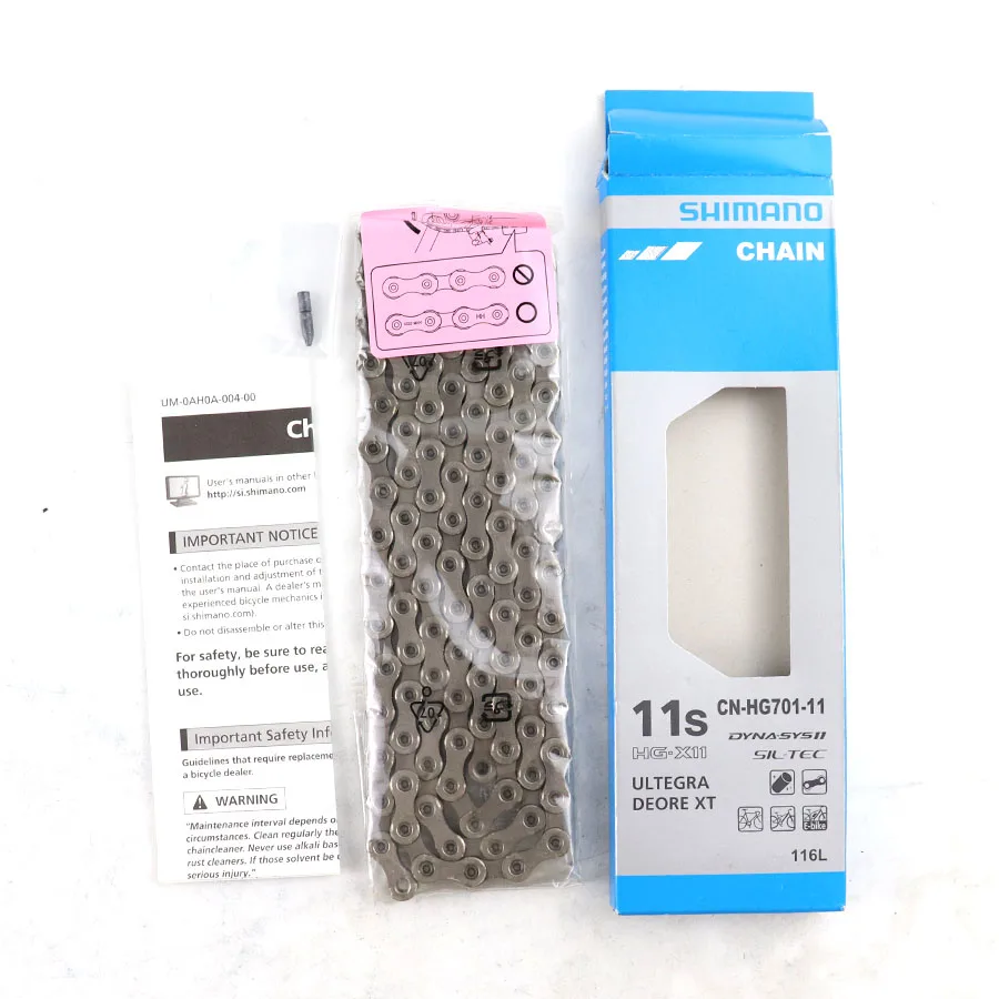 Clearance SHIMANO ULTEGRA DEORE XT HG701 Chain 11-Speed 116L Links for XT M8000 Ultegra 6800 Mountain Bike Bicycle Bike & ROAD Bicycle 1 Clearance SHIMANO ULTEGRA DEORE XT HG701 Chain 11-Speed 116L Links for XT M8000 Ultegra 6800 Mountain Bike Bicycle Bike & ROAD Bicycle 1