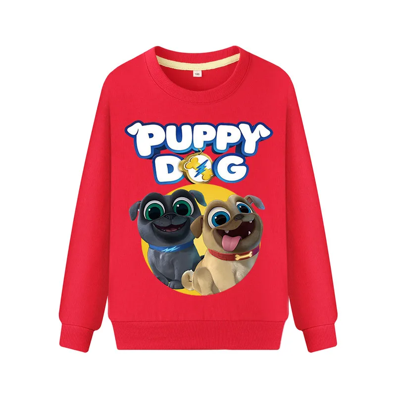 

Kids Cut Cartoon Puppy Dog Pals Long Sleeve T-shirts Costume Boys Girls Cotton Sweatshirt Children Casual Hoodies Clothing DZ002