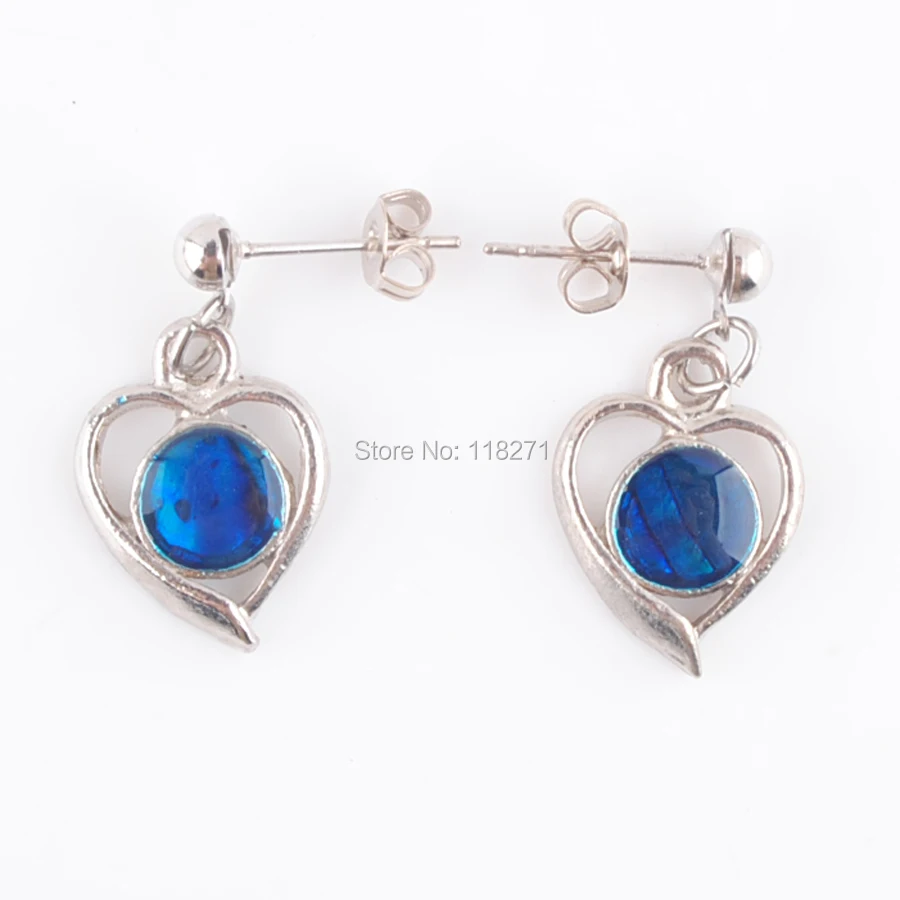 

Fashion New Zealand Abalone Shell Beads Dangle Earrings Ear stud Pair Women Jewelry PR601