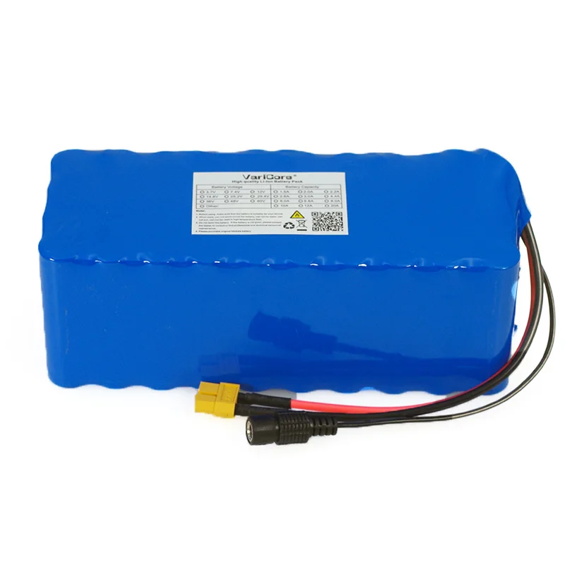 VariCore 36 V 10000 mAh 500 W высокомощный баланс автомобиля 42 v 18650 литиевый аккумулятор для мотоцикла Электрический автомобильный велосипед Скутер с BMS