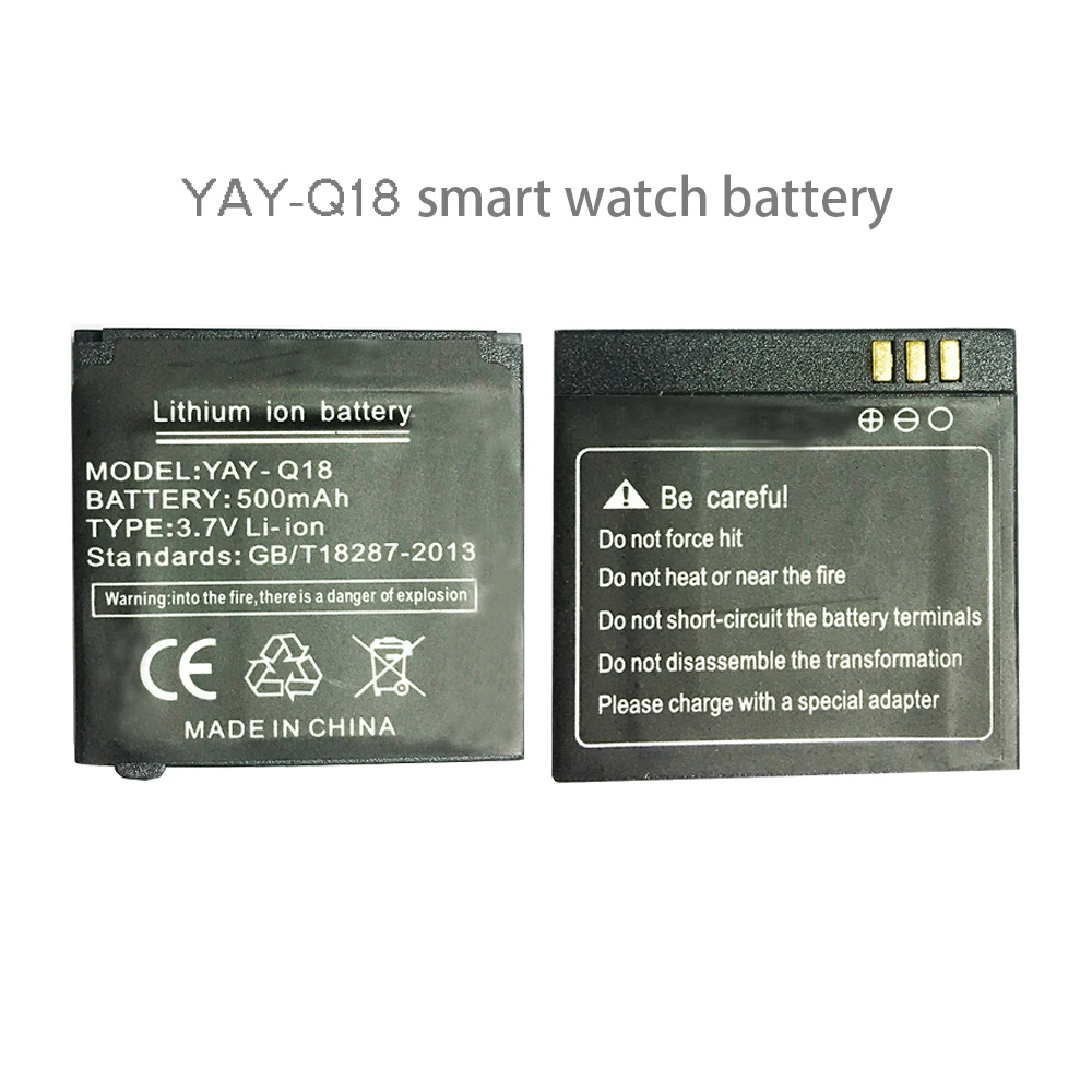 

YAY-Q18 battery 500mAh for Q18 smart watch phone