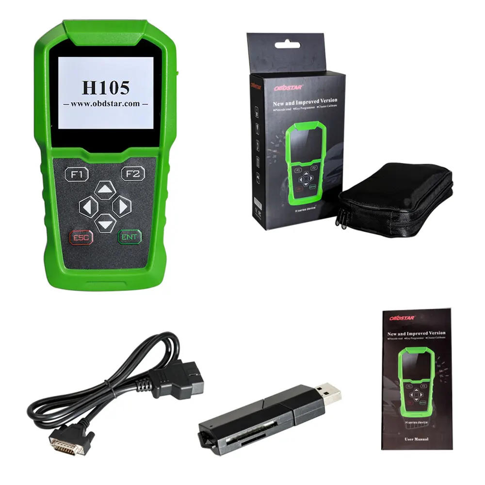 OBDSTAR H105 IMMO and cluster calibration program Original H105 auto key  and calibrate cluster via OBD for Hyundai and for Kia -in Car Diagnostic  Cables ...