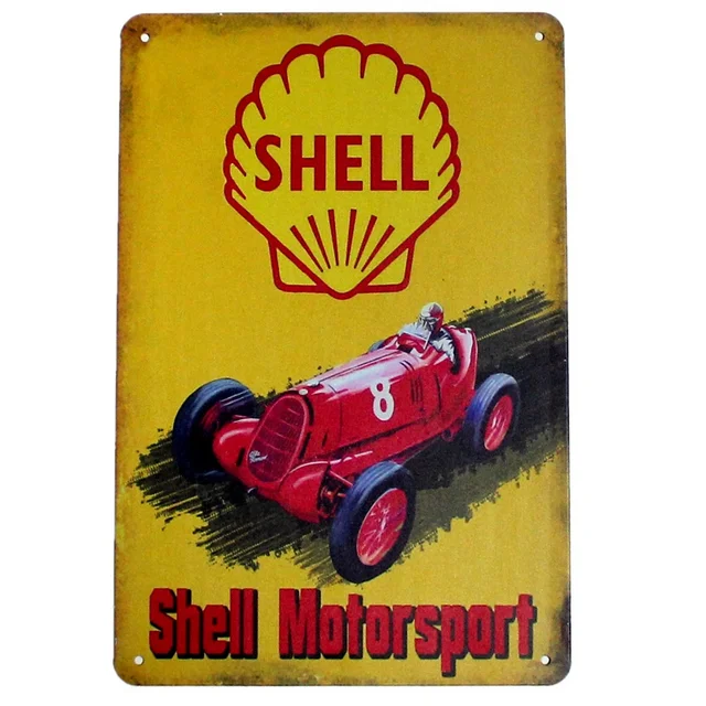 kelly66 motor sport oil metal posters bar home wall plaque