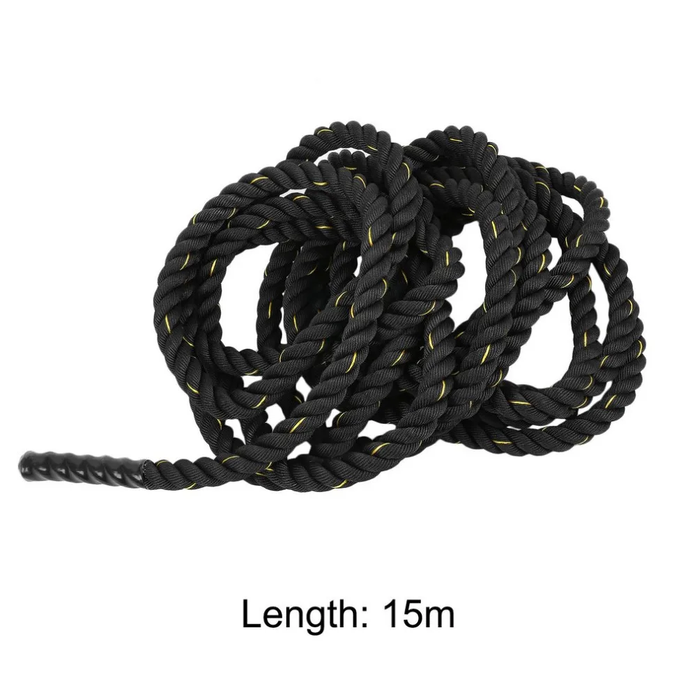 1 2 5 PCS 38mm 15m 1.5" 50ft Poly Dacron Body Power Fitness Exercise Battle Rope 1 2 5 PCS 38mm 15m 1.5" 50ft Poly Dacron Body Power Fitness Exercise Battle Rope