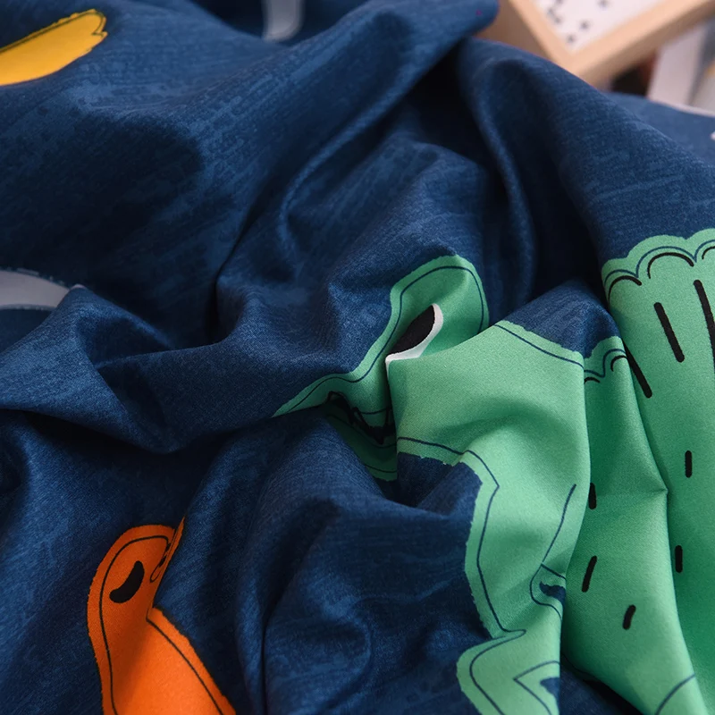 Cartoon Pattern Printed Kids Adults Dinosaur Bedding Set Bed Linens Bed Cloth Twin Queen King Size Duvet Cover Pillowcase Sets