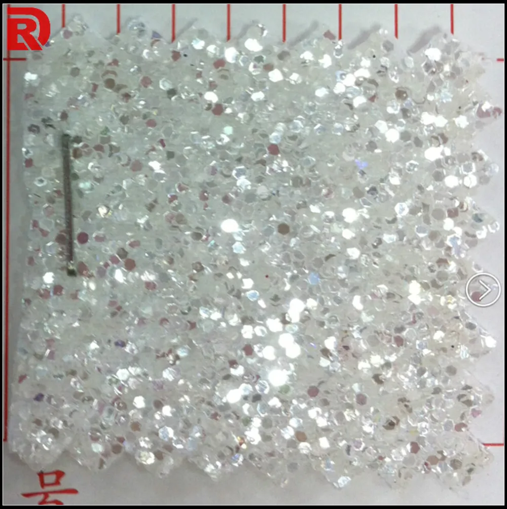 

30M 54" Width Diamond White Silver Glitter Wall Covering