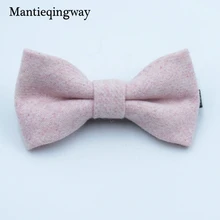 Mantieqingway/шерстяные галстуки-бабочки для малышей, костюмы с галстуком-бабочкой, хлопковая детская бабочка, для свадебной вечеринки, с бантом, регулируемые обтягивающие галстуки с бантом
