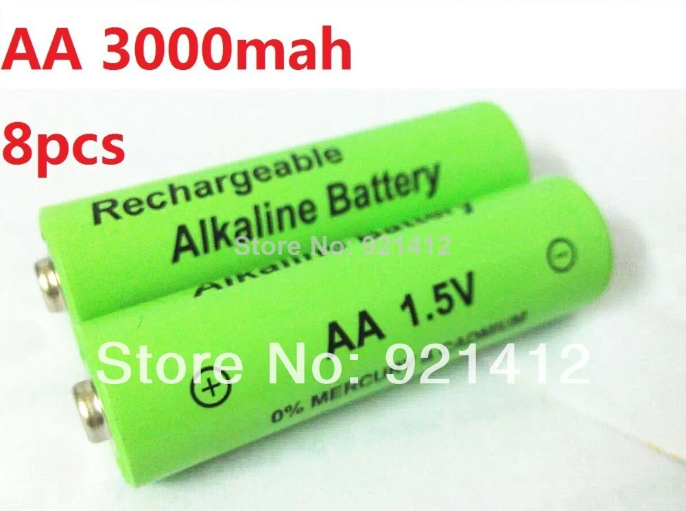8 unids/lote 1.5 v pilas Alcalinas recargables aa batería recargable 3000 mah bateria para mp3 juguete 12 v (8 unids sony ericsson bst 39|batteribattery warranty macbook pro - AliExpress