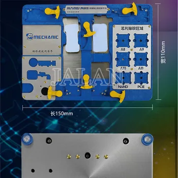 

MECHANIC 8/MR8 Multi-Function BAG Rework Station IC NAND Glue Removing Clean Fingerprint Home Button A8 A9 A10 A11 repair