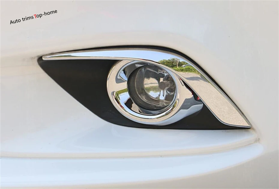 Chrome Front Fog Light Cover Trim Fit Mazda CX-5 CX5 2013-2015