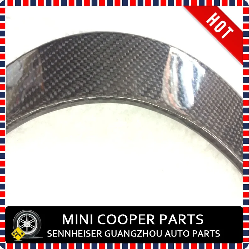 Для mini cooper 07-на черное углеродное волокно Стиль Защита от ультрафиолетовых лучей фара крышка для mini cooper clubman R56 R57 R58 R59