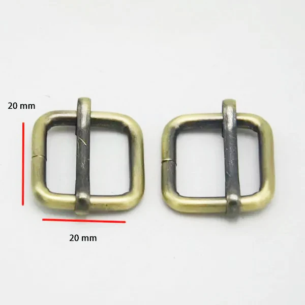 20mm Ajustador Cinta Sliders Retângulo de Bronze Antigo