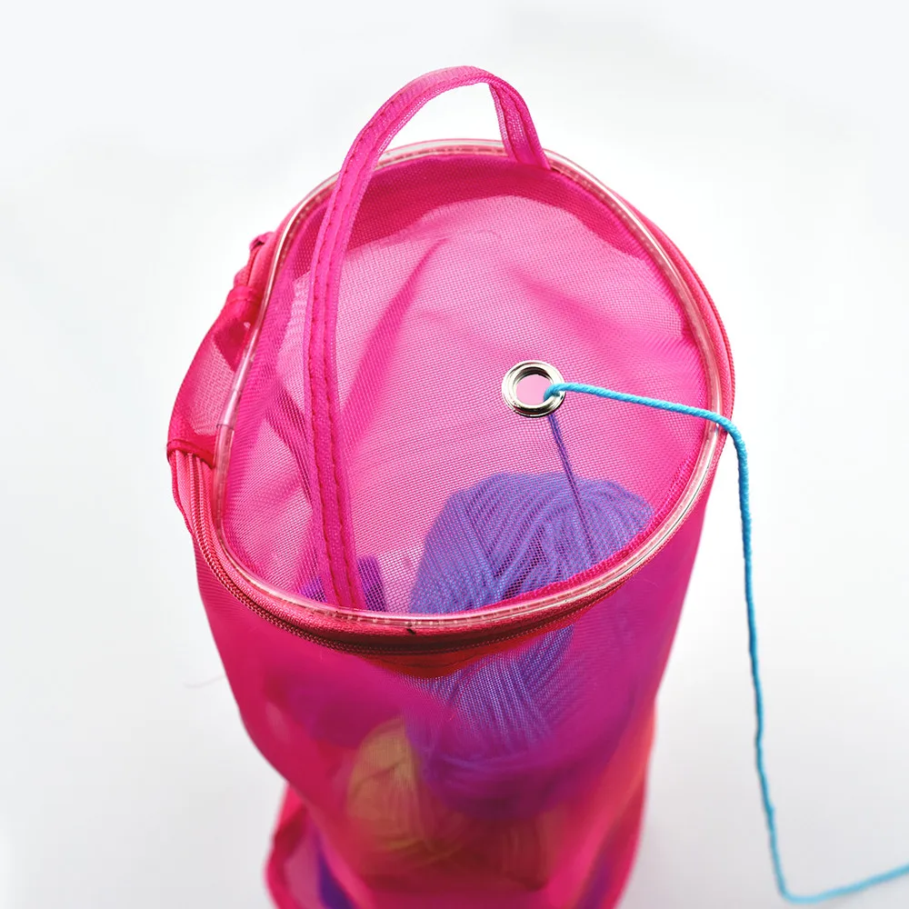 Новые сетчатые сумки, легкие портативные нитки для вязания, удобный и изысканный органайзер для хранения, сумка Bolsa Almacenamiento