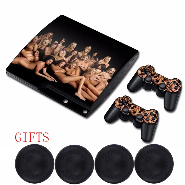 Special Offers For PlayStation 3 PS3 slim Console Sexy Model photo Skin Protective Reusable Vinyl Decal Sticker + 2 Controller Skins+4 Caps Special Offers For PlayStation 3 PS3 slim Console Sexy Model photo Skin Protective Reusable Vinyl Decal Sticker + 2 Controller Skins+4 Caps