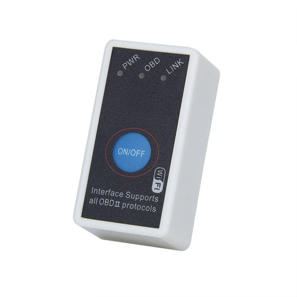 Супер Мини V2.1 ELM327 Wi Fi Интерфейс ELM 327 OBD2 Диагностика автомобилей сканер on/off