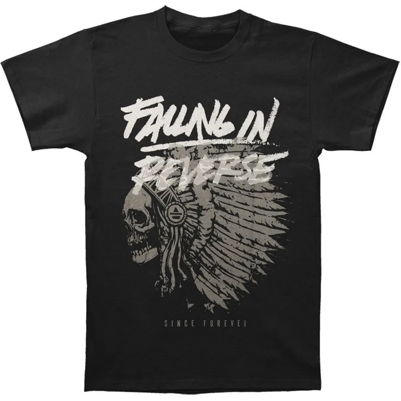 

Printed T Shirt Sleeve Men'S New Style Crew Neck Short-Sleeve Falling In Reverse Tee Shirt