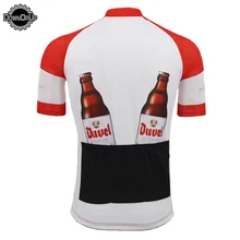 Belgium DUVEL пивной классический Велоспорт Джерси красный/белый мужская одежда для велоспорта Pro Team высокое качество велосипед Джерси MTB 3 кармана сзади