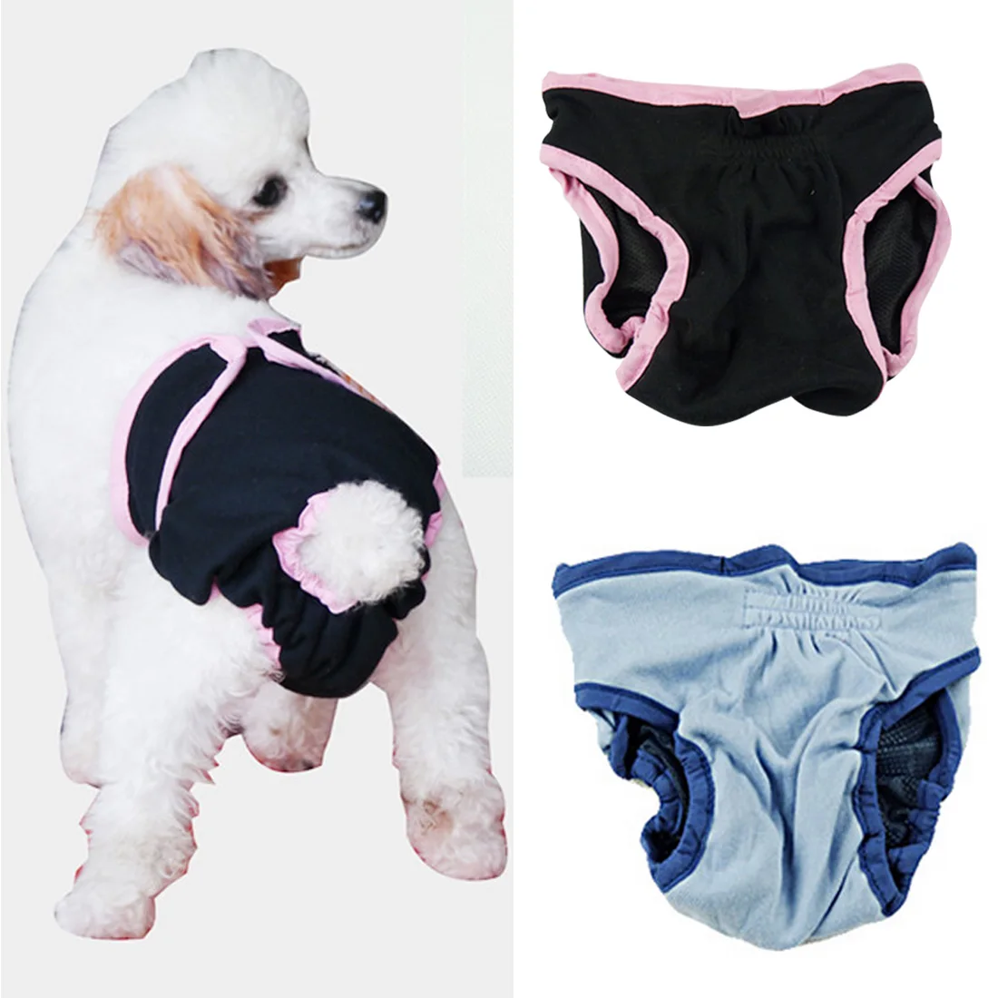 Милые физиологические штаны для собаки гигиеническая салфетка моющиеся женские шорты для собак трусики менструационное нижнее белье трусы для девочки собаки