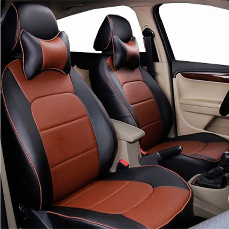 Кожаный чехол Carnong для автомобильного сиденья Toyota Landcruiser PRADO 2014. Правым же