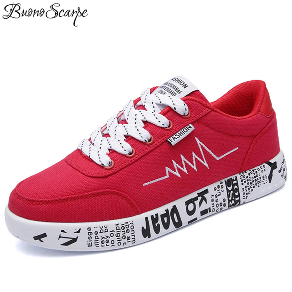 

Platform Women Vulcanized Shoes 2019 Fashion Sneakers Ladies Lace-up Casual Shoes Breathable Walking Canvas Shoes Graffiti Flats