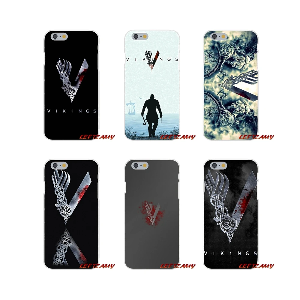 Vikings Ragnar Logo Accessories Phone Cases Covers For iPhone X XR XS MAX 4 4S 5 5S 5C SE 6 6S 7 8 Plus | Мобильные телефоны и