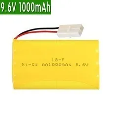 9,6 V 700mAH 800mAH 1000mAH 1800mAH 2400mAH 2800mAH 9,6 mAH RC игрушка электрическая осветительная группа батарей AA V Ni-Cd/Ni-mh - Цвет: 1000mAH