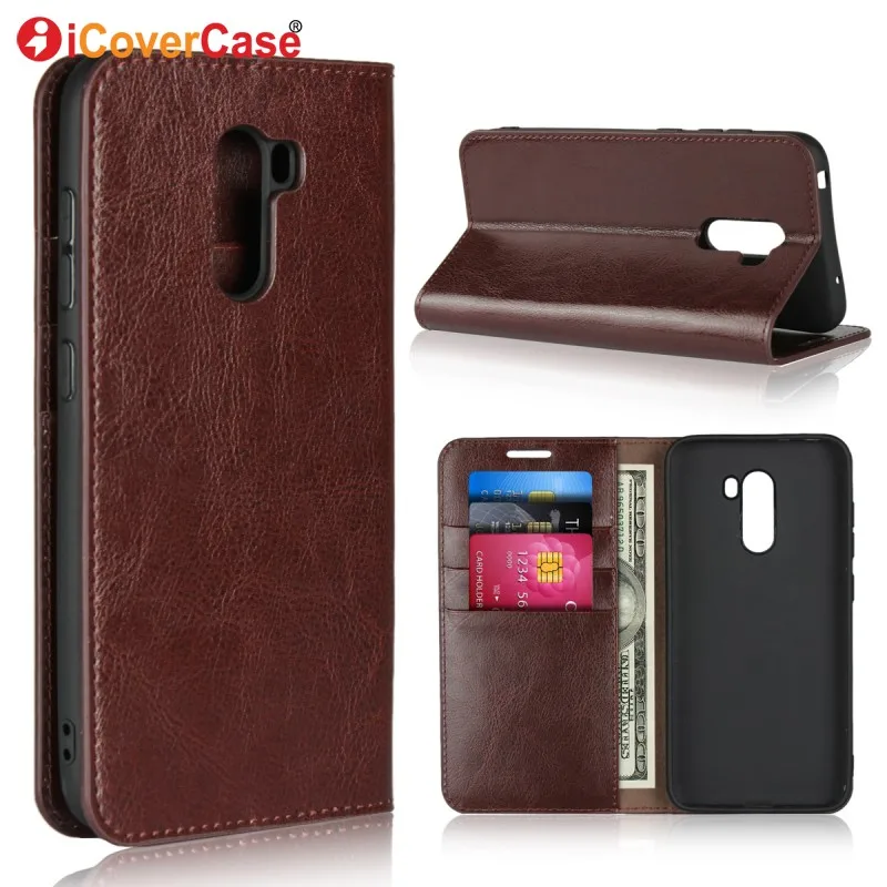 

Flip Cover for Xiaomi Pocophone f1 Case pocophon f1 Coque Capa Luxury Leather Book Wallet poco f1 Cases Mobile Phone Accessory