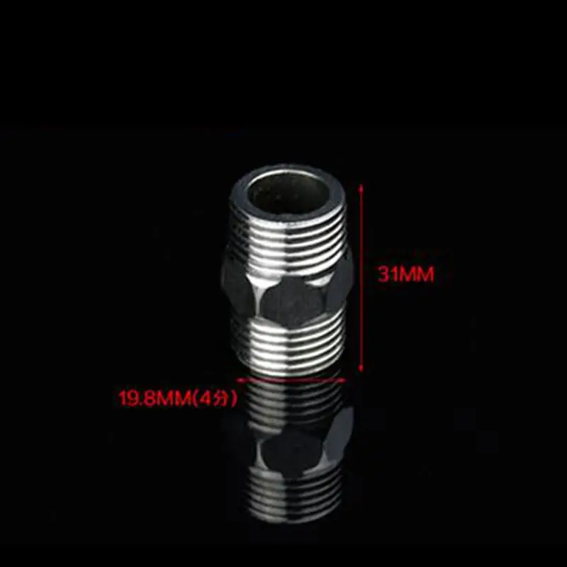 1/2 &quotдо 1/2&quot BSP Мужская резьба равный фитинг трубы 201 нержавеющая сталь прямой